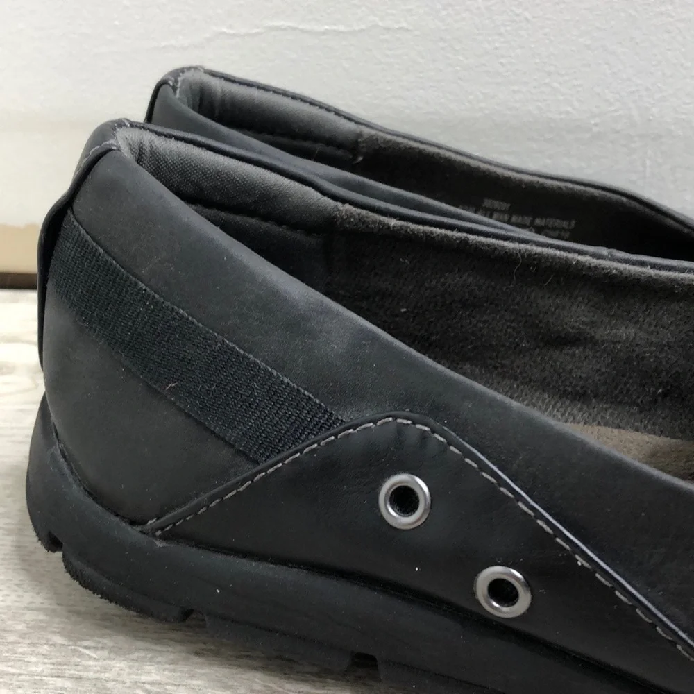 Women's Black Casual Slip-On Flats